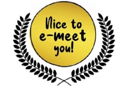 nice to e-meet you