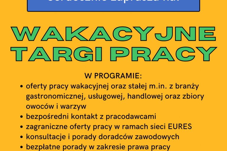 Plakat Targi Pracy 2022
