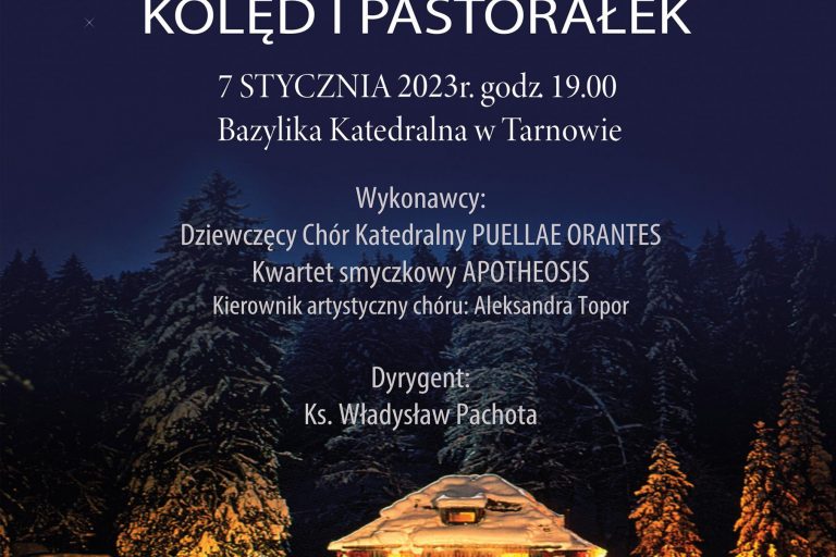 Koncert Mikolajkowy – plakat Tarnów Bazylika 2022