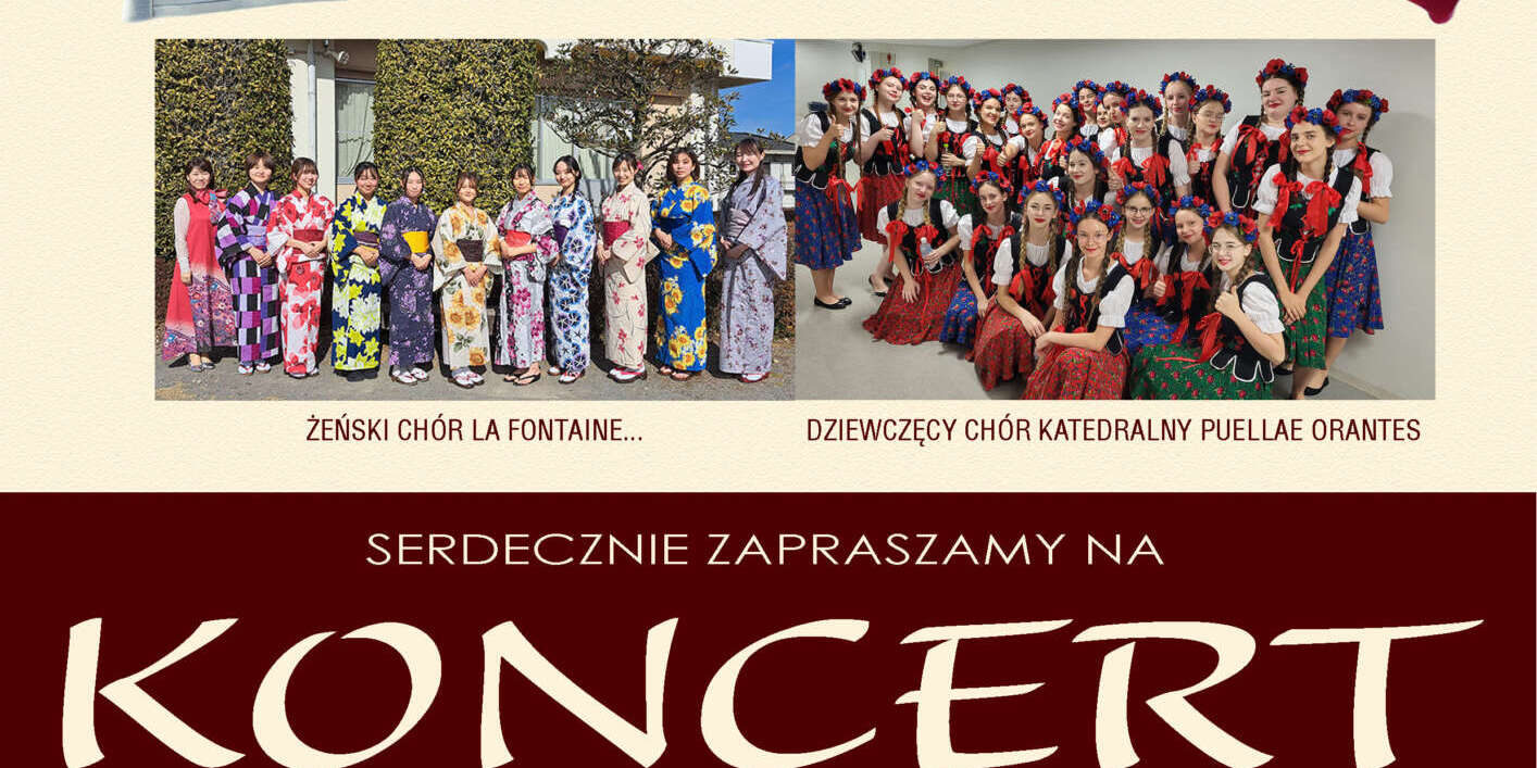 Japonsko polski KONCERT – plakat